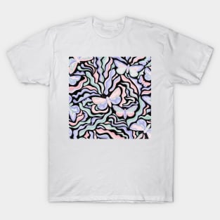 Magical Forest at Night / Y2K - Pastel Butterflies T-Shirt